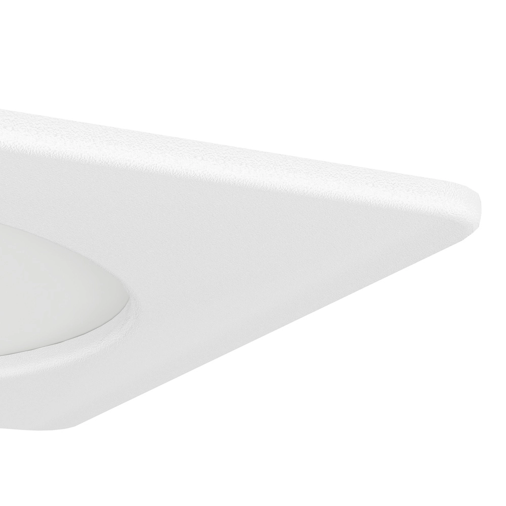 Lampe encastrée Fueva 6 Carré - Blanc - 11,9x11,9 cm Eglo 9008606330799