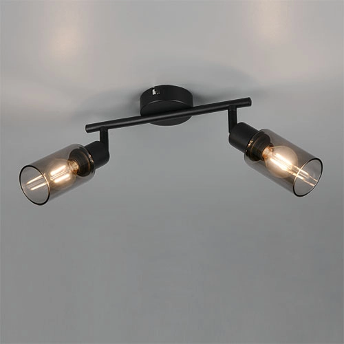 Lampe de plafond à design Mars 2-noir clair