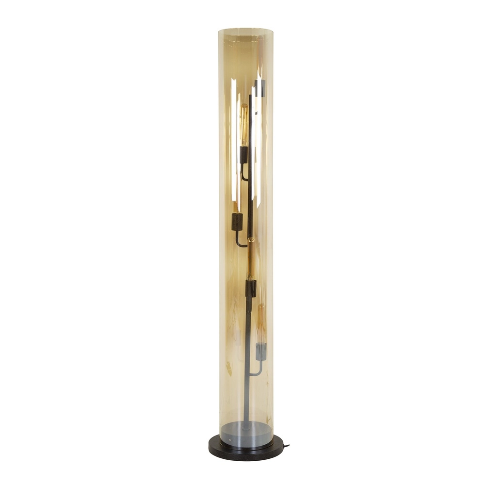 Lampe de pied en verre Tube 150 cm Lyora 8716803511767