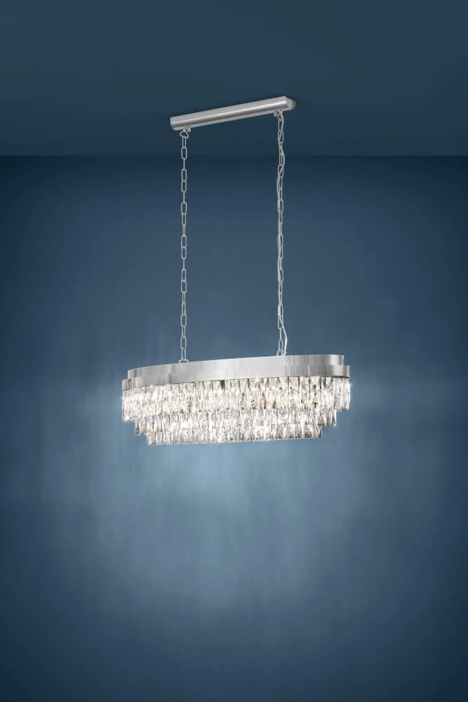 Lustre de salle à manger Valparaiso 1 chromé 90cm Stars of Light 9002759394943