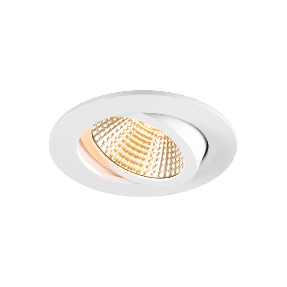 Anneau de montage New Tria 95 rond blanc - sans raccord SLV 4024163277242