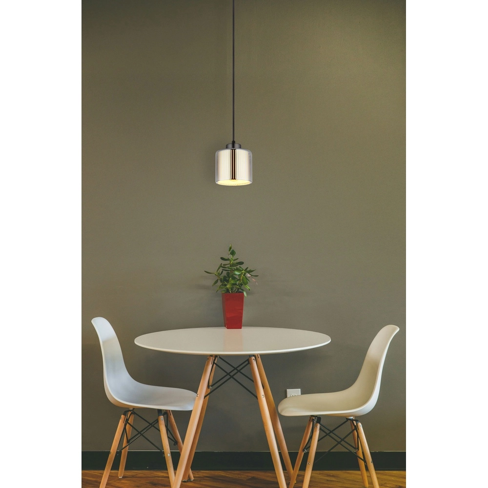 Lampe pendante de conception Felicia Bronze à fusil Globo 9007371533954