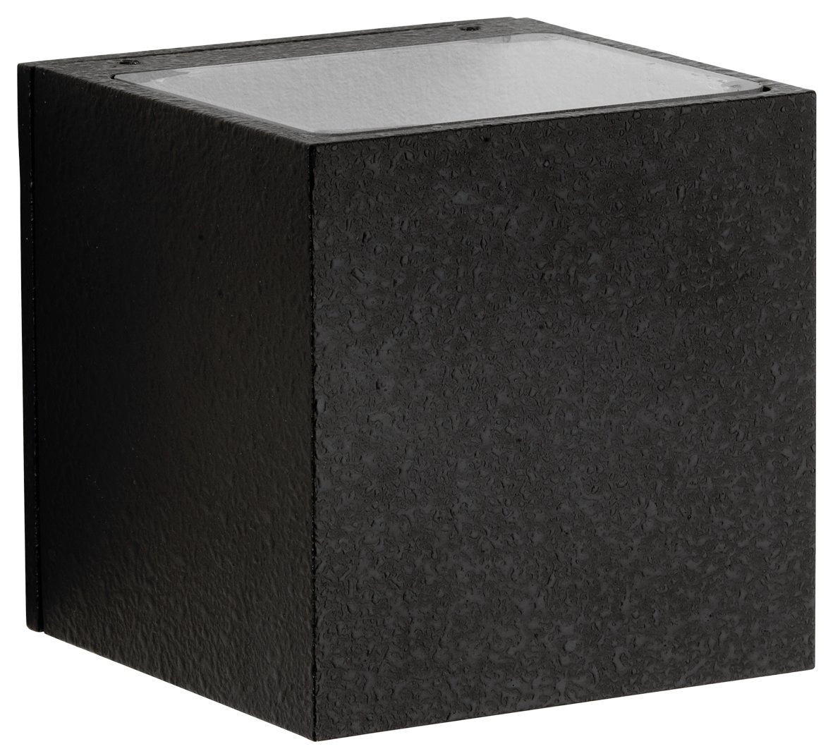 Applique LED carrée Rhain 10,5 cm - noir Albert 4007235623727