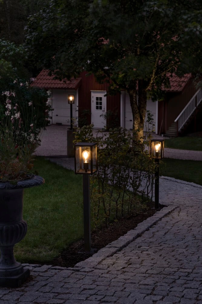 Lampe de terrasse noire Carpi KonstSmide 7318307350753