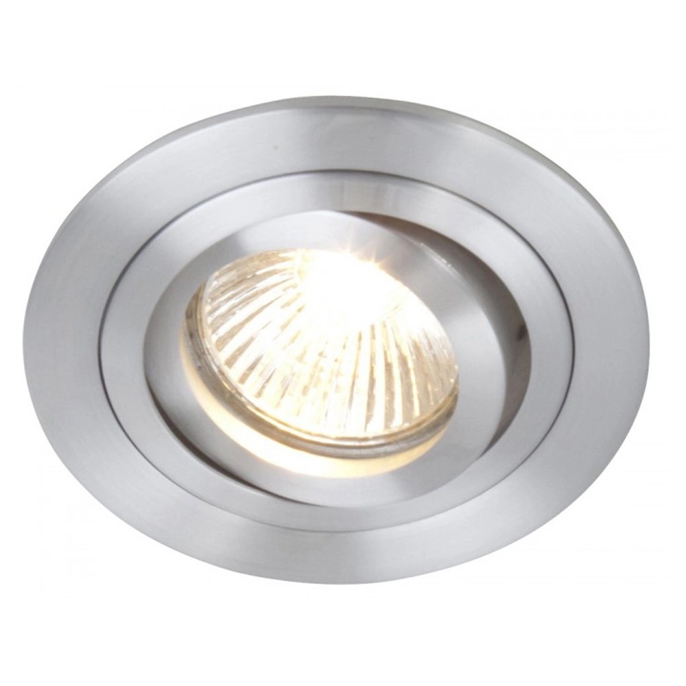 Spot encastrable Vespo Round 10 cm gris métallisé Spot encastrable Vespo Round 10 cm gris métallisé