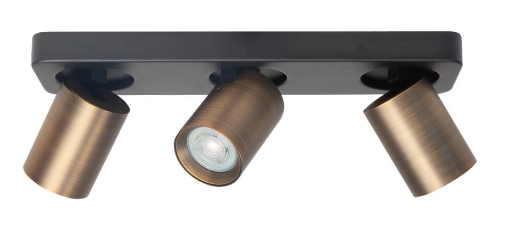 Triple spot en saillie Oliver bronze Triple spot en saillie Oliver bronze