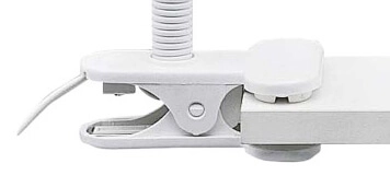 Lampe de bureau blanche Flex avec pince Brilliant 4004353016950