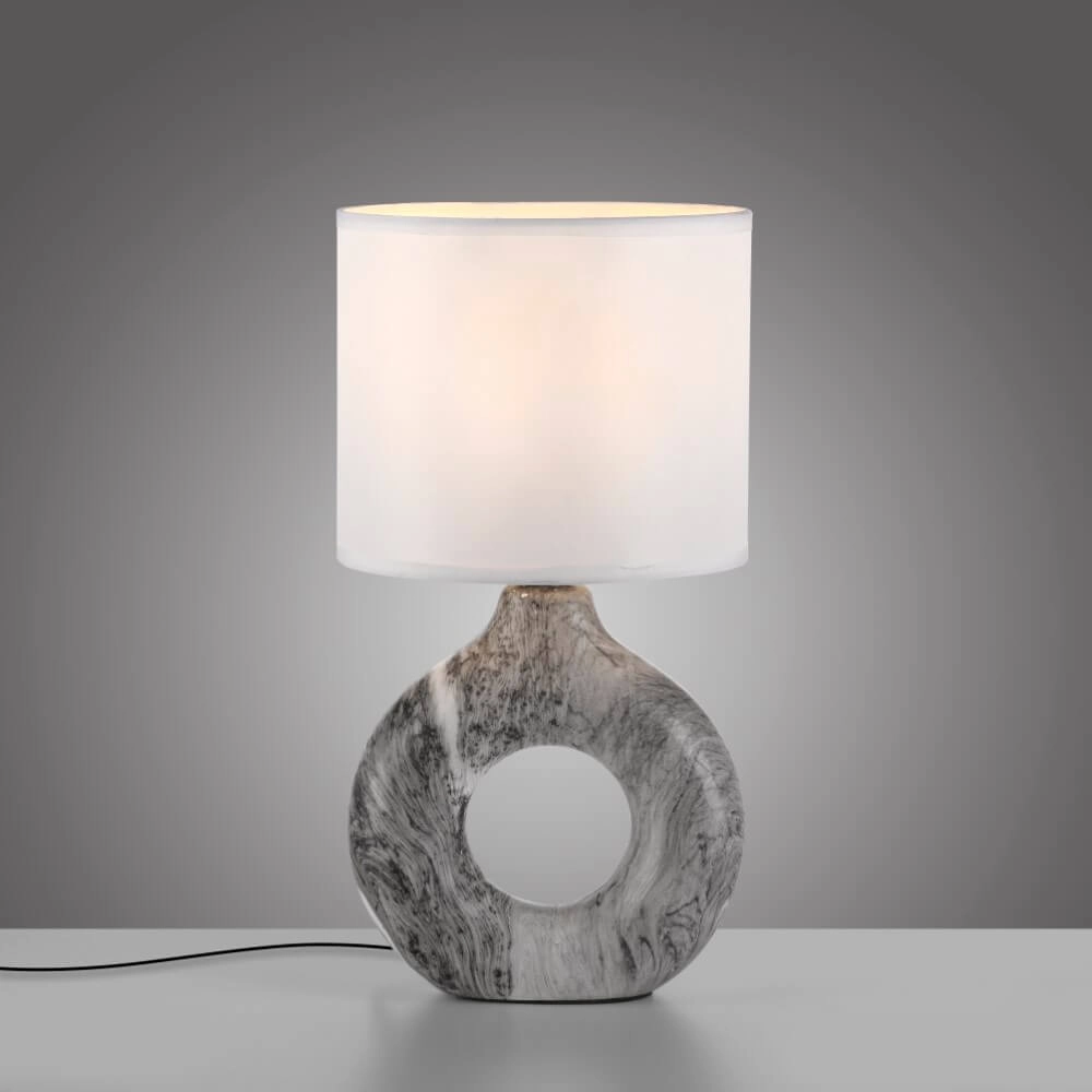 Lampe de table Carara gris Just Light 4043689004835
