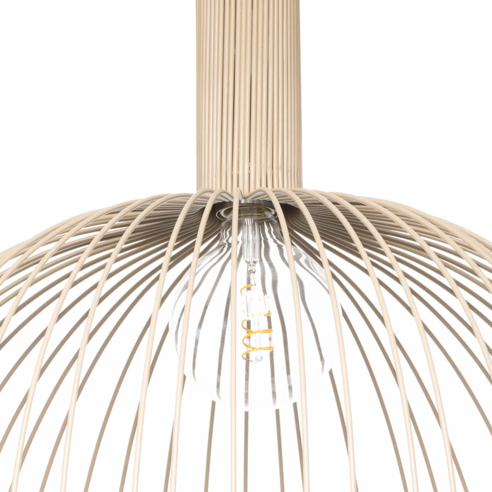 Lampe suspendue couleur sable Wire Sand Ø70cm ETH 8720195307143