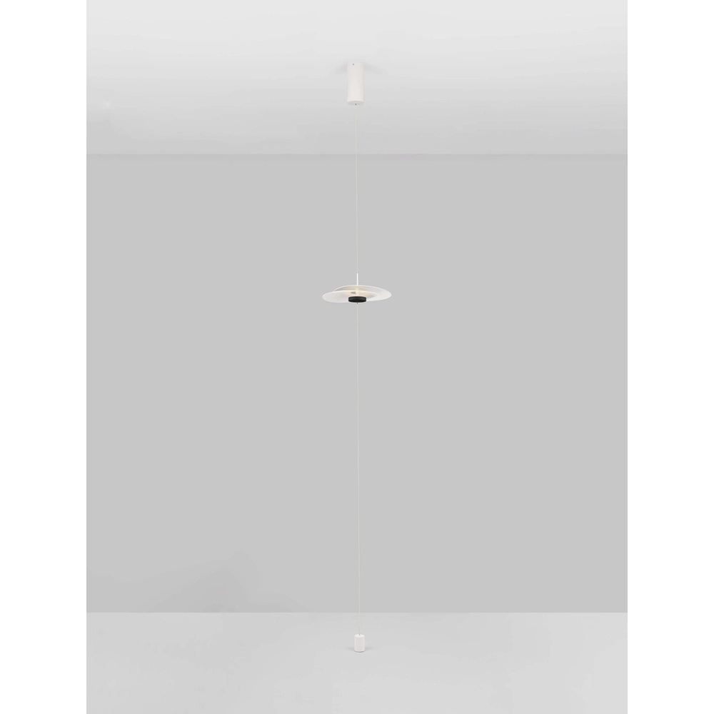 Suspension Olea design blanc Ø 35cm Lyora 5212017456946