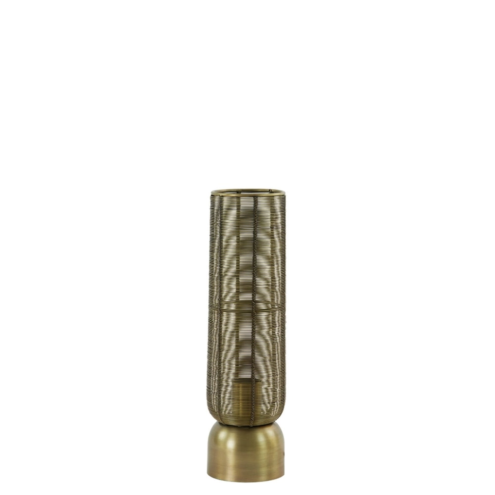 Lampe de table Lezuza Ø bronze de 11 cm