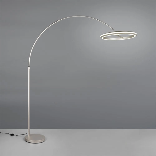 Lampe de pied Amador nickel Trio 4017807688184