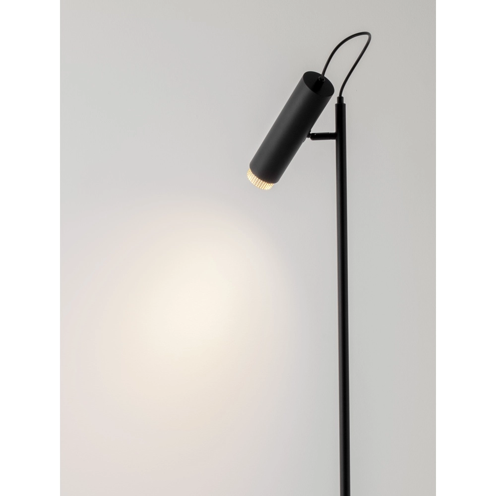 Lampe de lecture Nessi noir avec or Lampe de lecture Nessi noir avec or