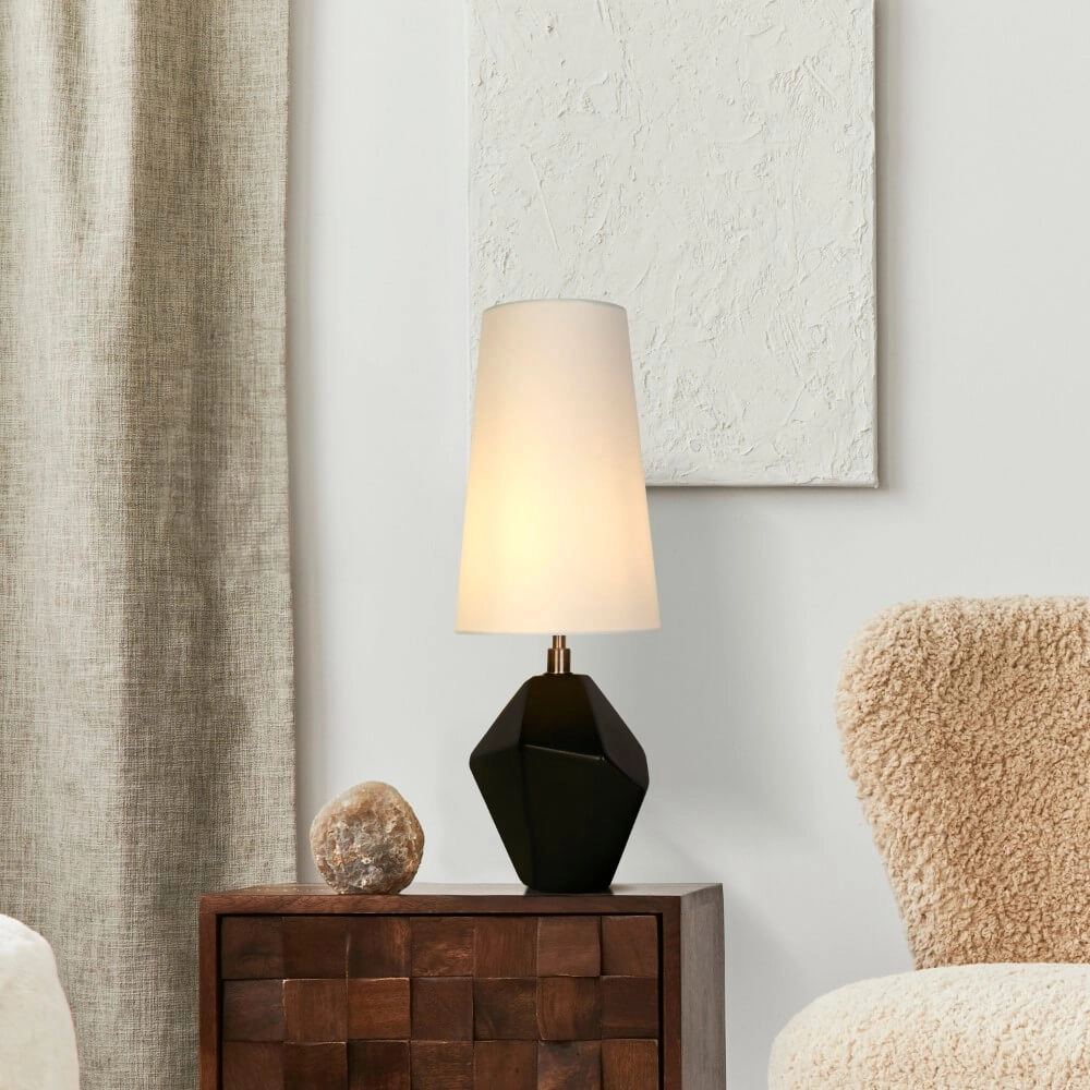 Lampe de table Apex noir Searchlight 5053423273945