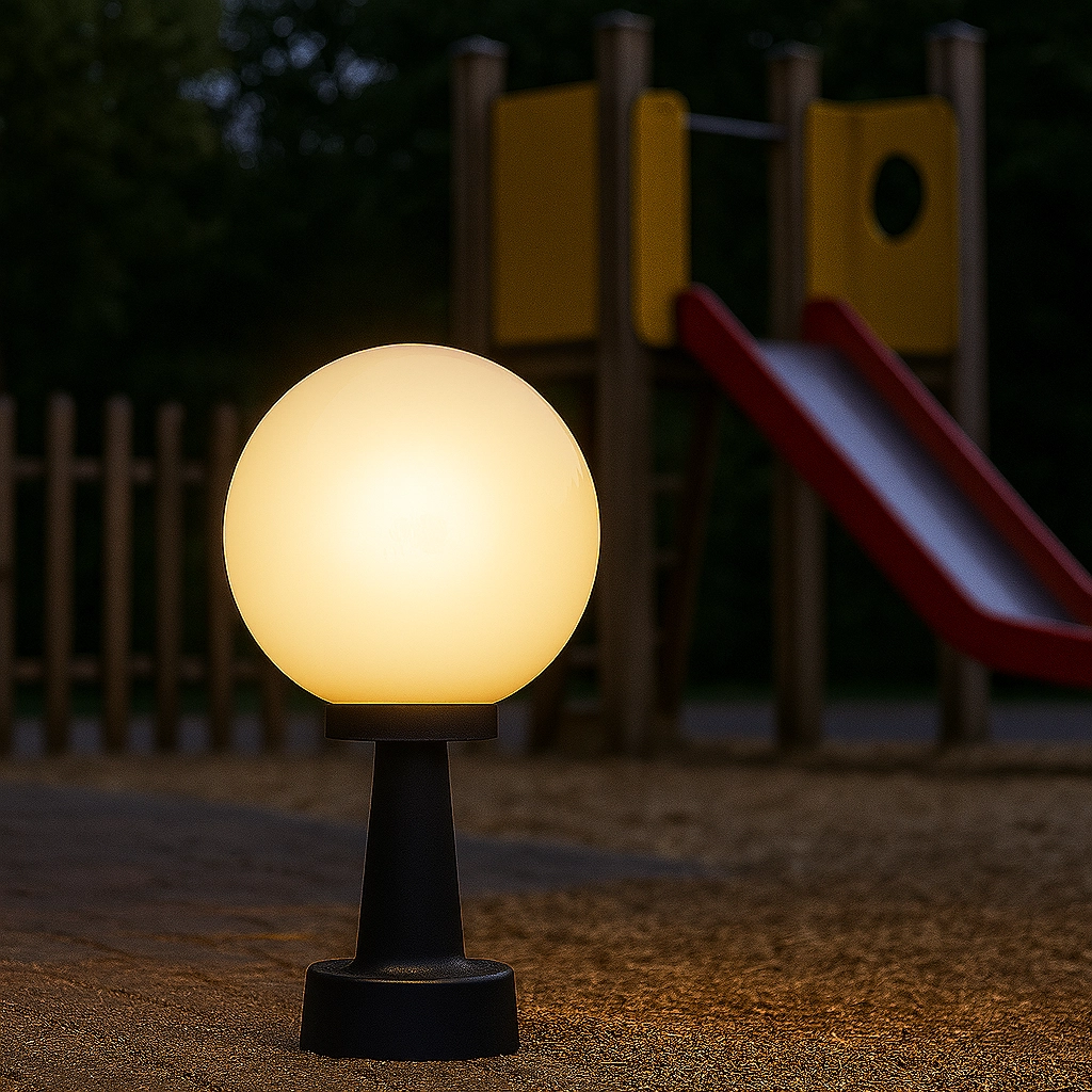 Lampe ampoule Bolano 48cm. Opale du piédestal Lyora 8716803507487