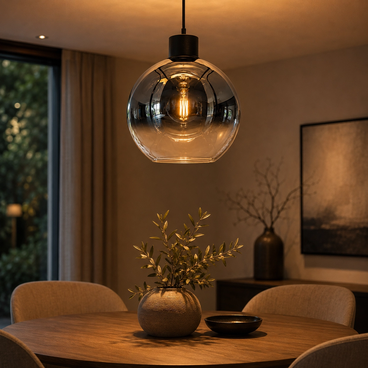 Lampe à suspension Ø 30cm Rosario