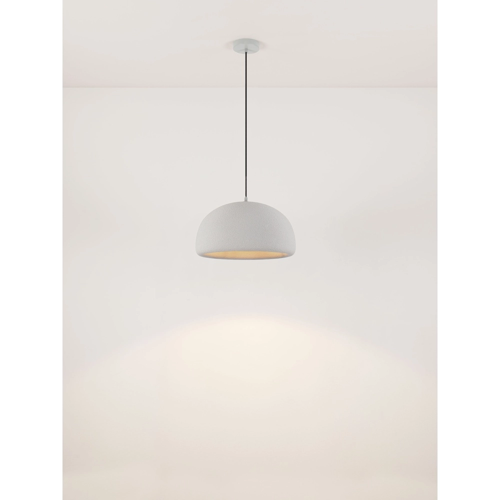 Lampe pendante moderne Davo gris Ø 43cm Lyora 5212017495662