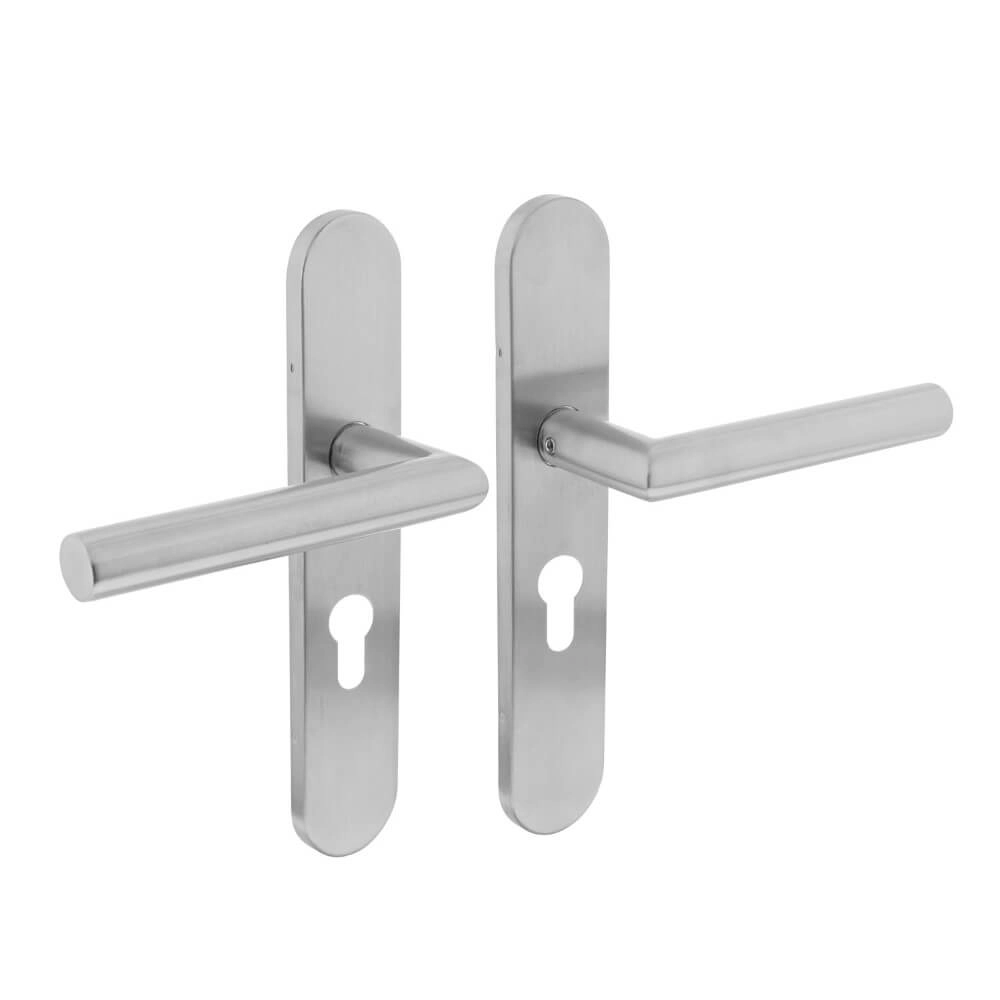Poignée de porte étanche Hoek 90 PC 55mm acier inoxydable