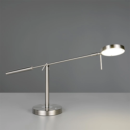 Lampe de bureau Monza nickel Trio 4017807693263