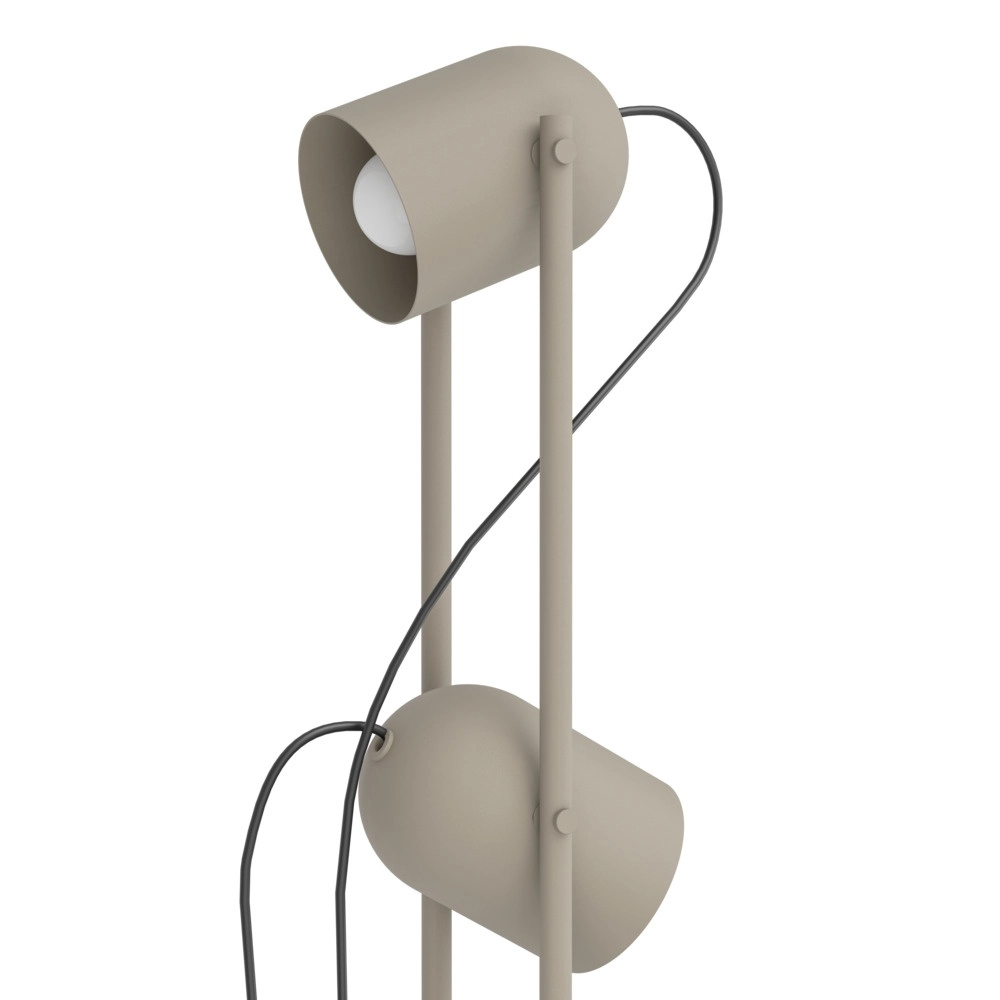 Lampadaire design Tilston brun sable Eglo 9008606359769