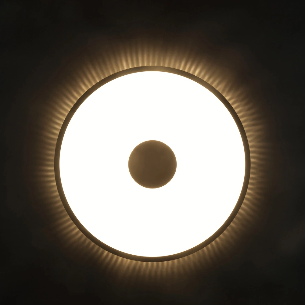 Éclairage de plafond Tavis noir Ø 44,5cm Brilliant 4004353477591