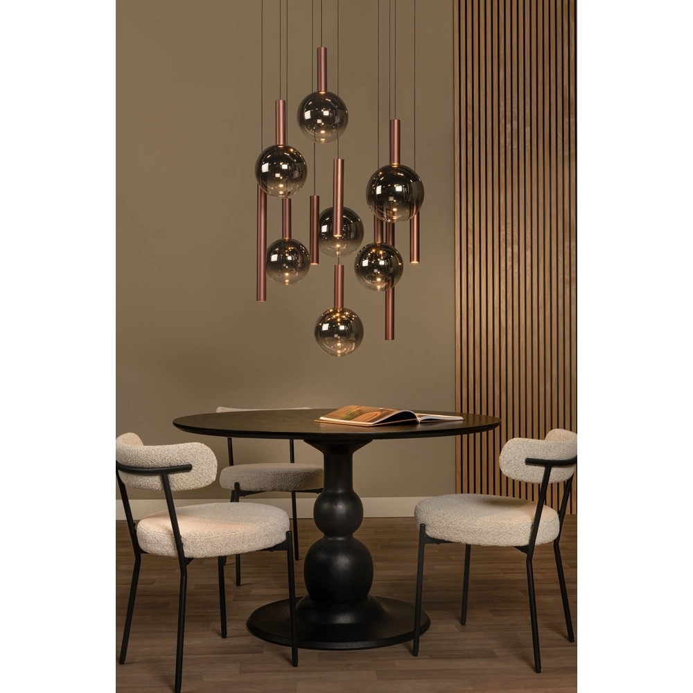Lampe pendante Vide Design Jasmine Cuivre 12 lumières Premium by Lucide 5411212741271