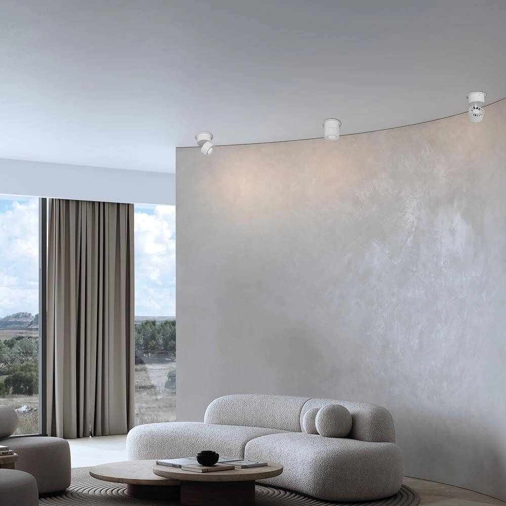 Plafonnier 1 lumière Fez Black Design blanc Steinhauer 8712746177312