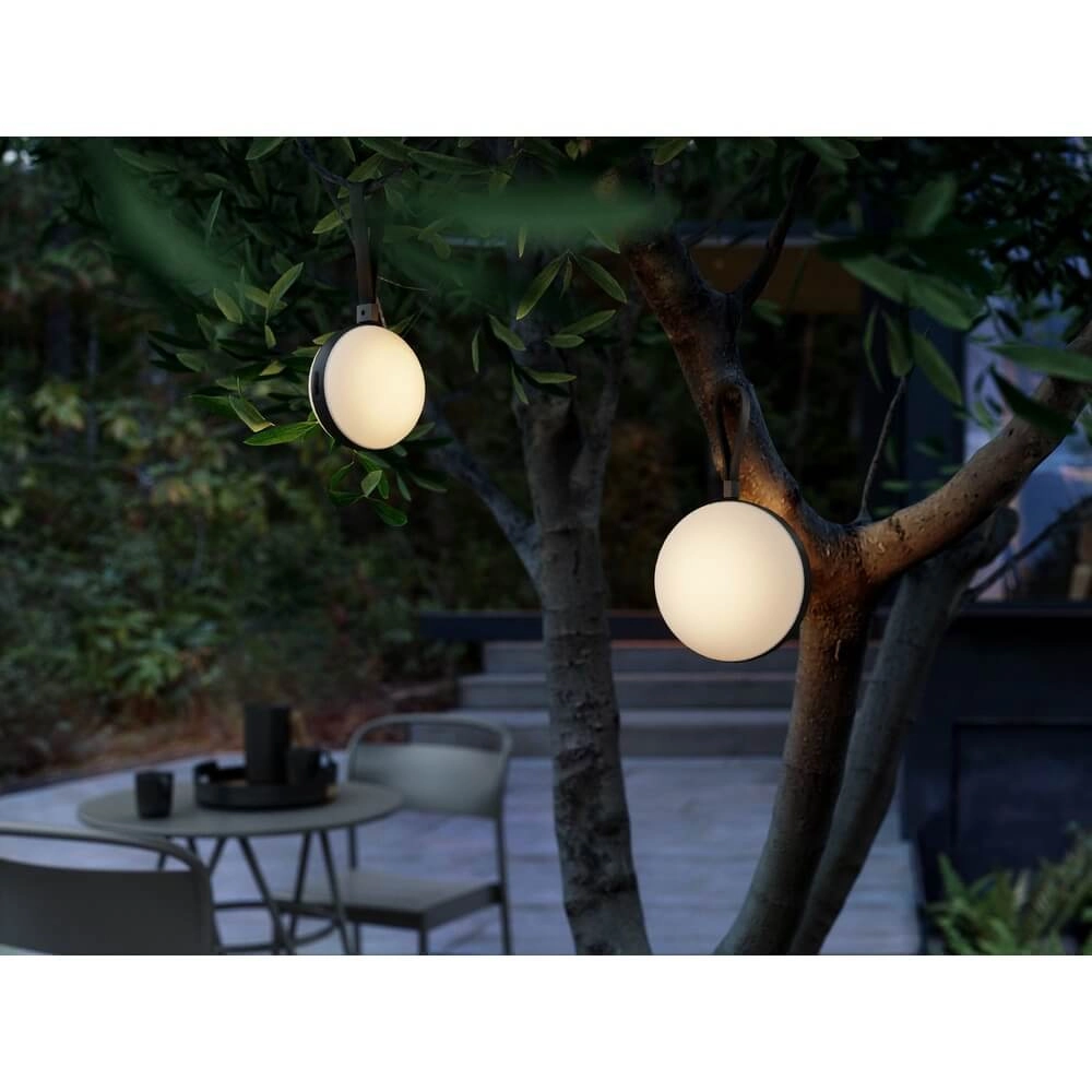 Lampe de table élégante Bring To-Go noir Ø 16cm Nordlux 5704924010552