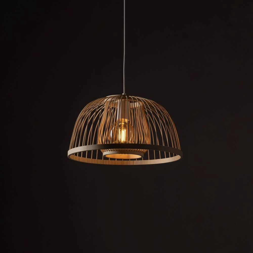 Suspension naturelle Krabi rotin Ø 40cm Lyora 5903139111584