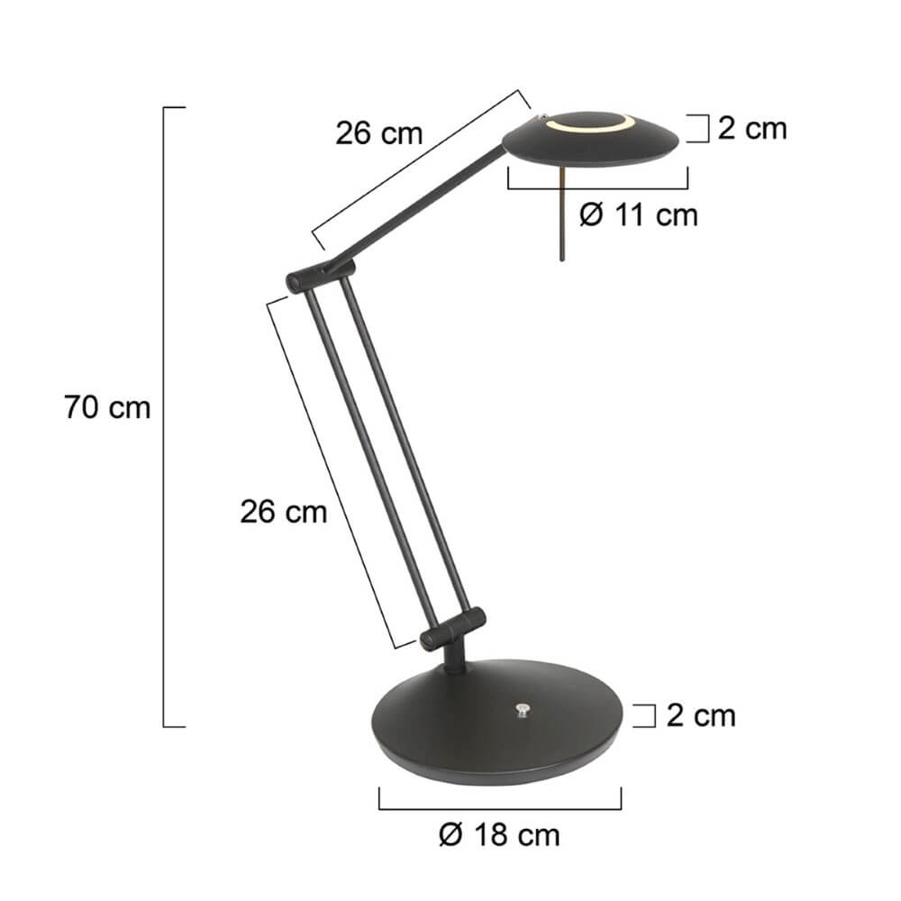 Lampe de table Zodiac LED Steinhauer 8712746127300