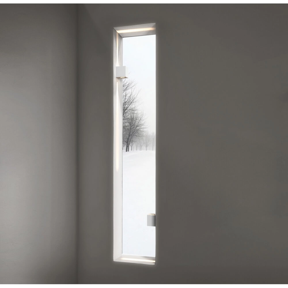 Spot carré Canto Blanc de haut en bas Nordlux 5701581482982