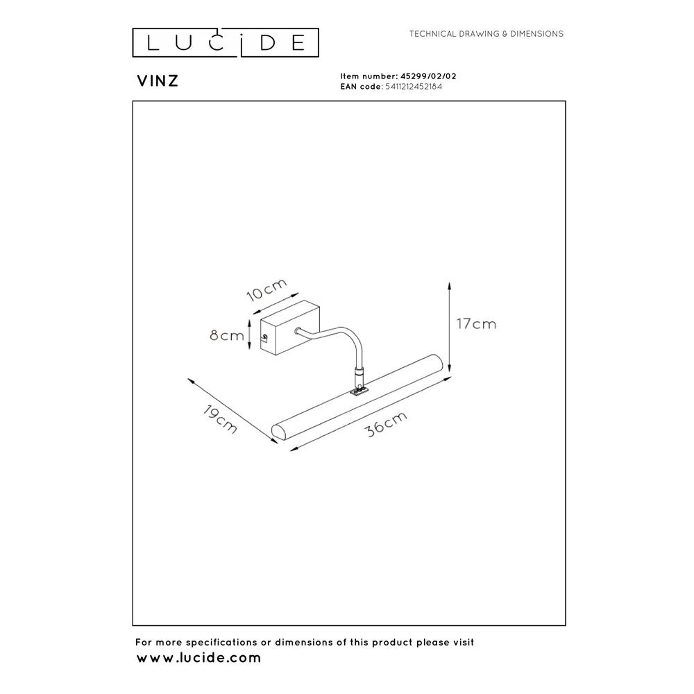 Lampe panoramique Vinz Or Lucide 5411212452184