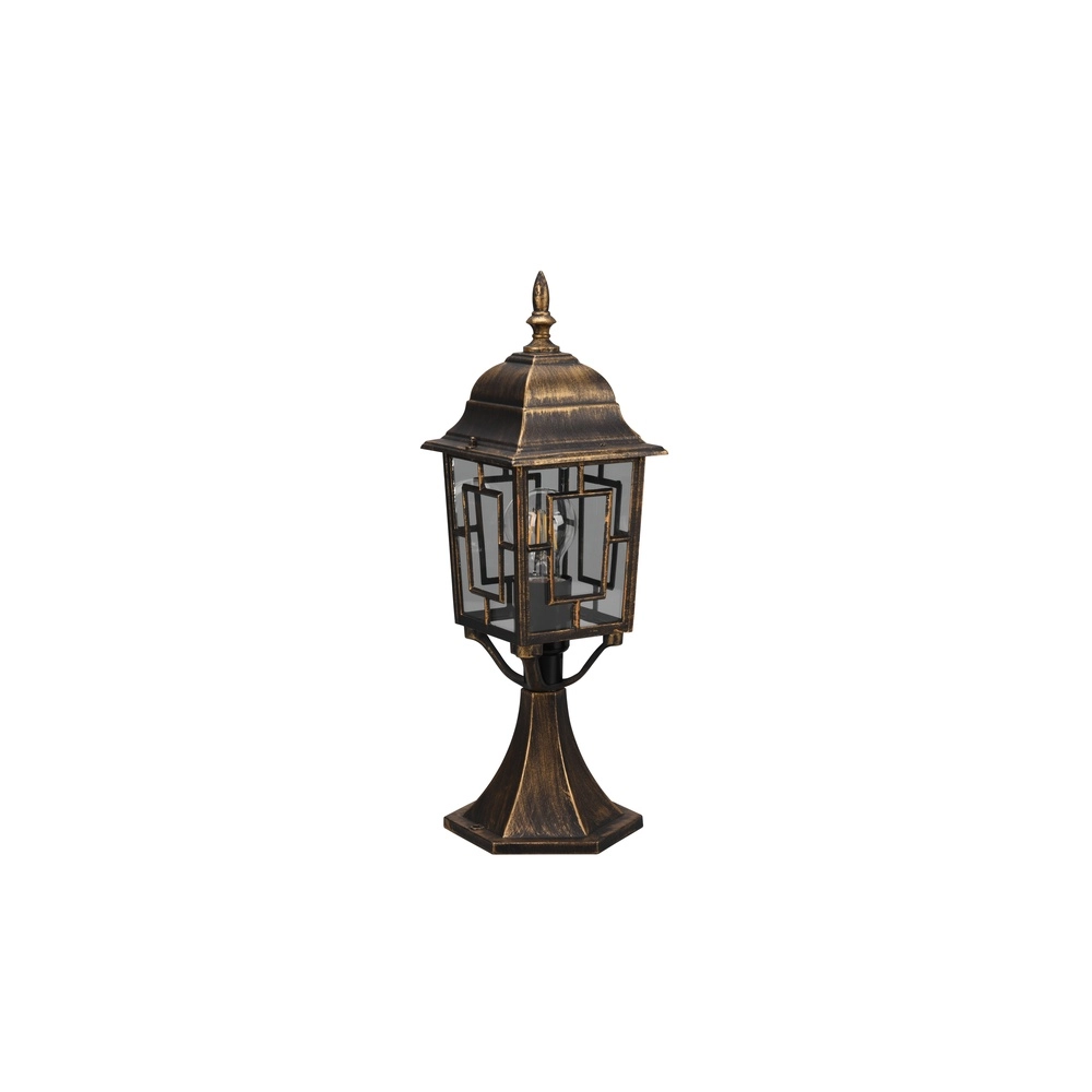 Lampe sur pied Volturno brun antique Trio 4017807543599