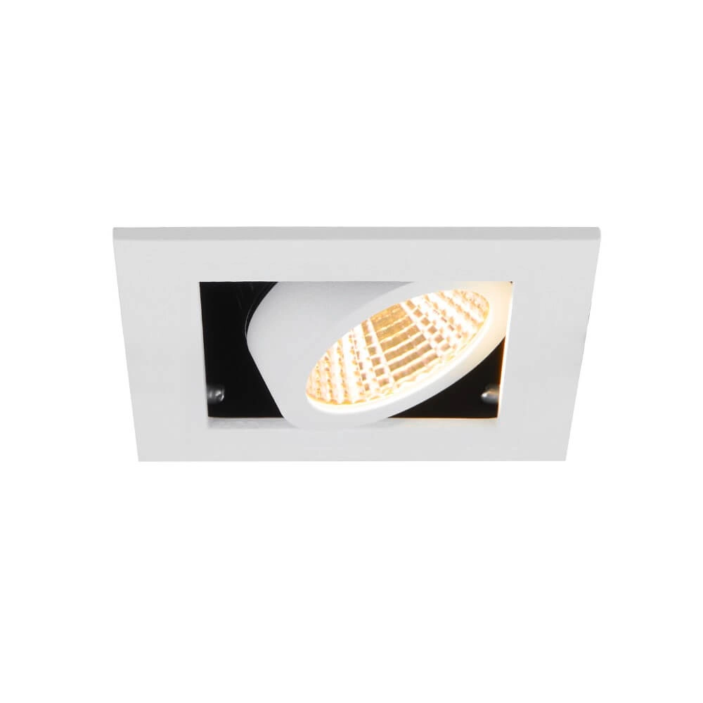 Spot LED encastrable carré Kadux Single 1x LED - blanc - 3000K SLV 4024163279314