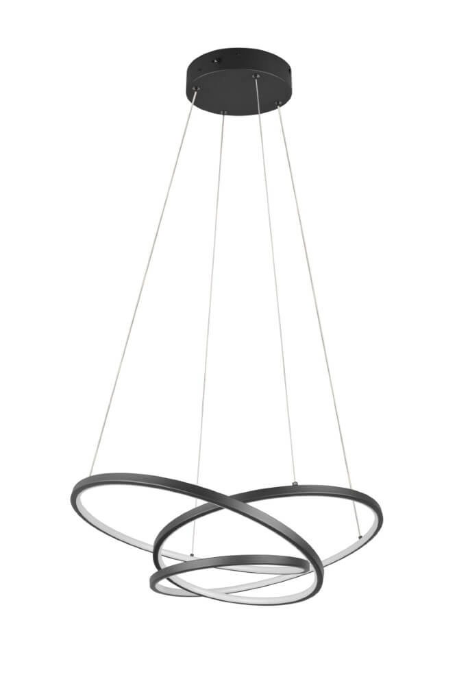 Lampe suspendue Vide Darvin noir - 62cm Trio 4017807616026