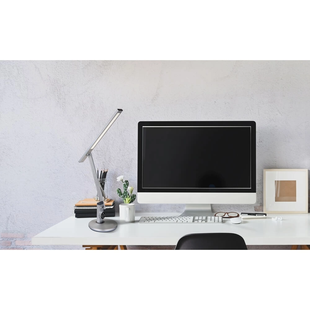 Lampe de bureau Solana gris argenté Globo 9007371449644