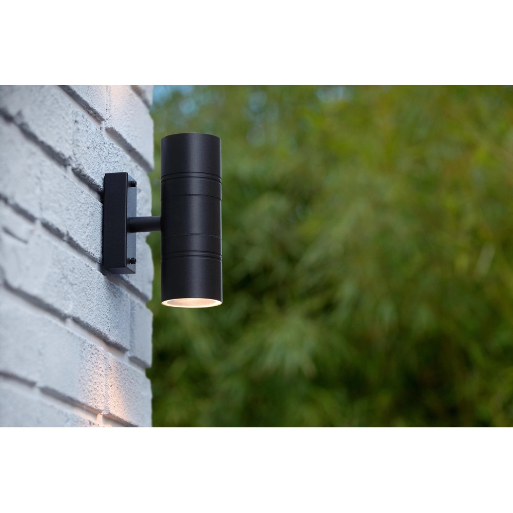 Projecteur mural Arne-Led Noir haut et bas Lucide 5411212143907