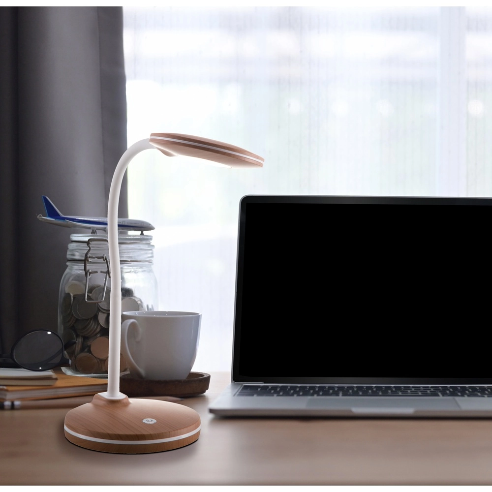 Lampe de bureau à LED Carmen Aspect bois Globo 4048194062141
