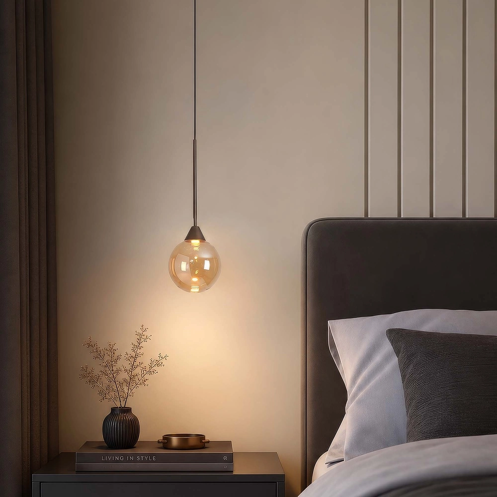 Lampe pendante de conception Opux Lux Bronze uniquement Searchlight 5,05342E+12