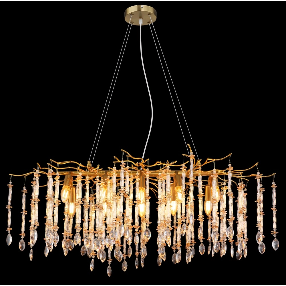 Lampe suspendue Gloria 100 cm d’or Globo 9007371578993