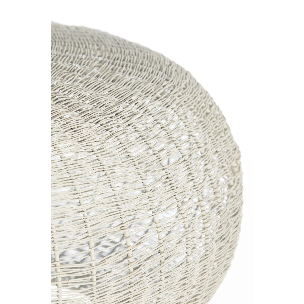 Lampe pendante en métal Piedra Ø 59cm - crème Light & Living 8717807778835