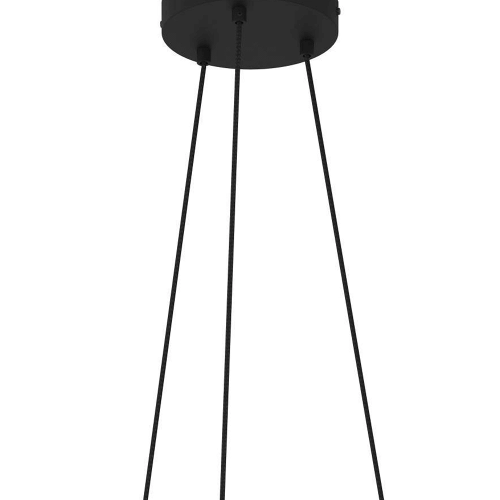 Lampe suspendue Edale Ø 70cm - avec nuances marron Eglo 9002759437817