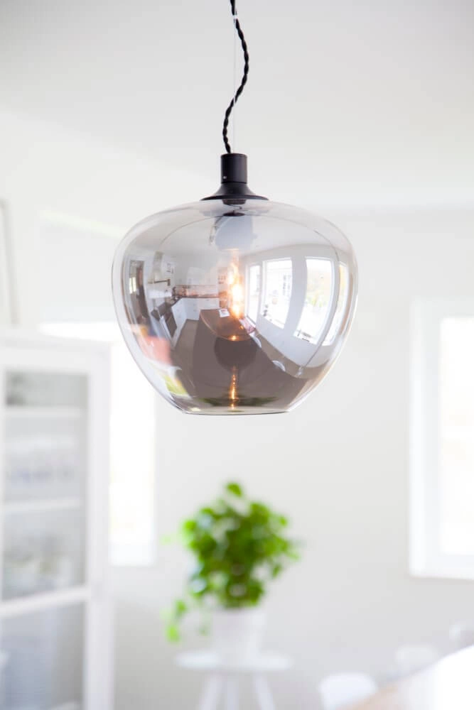 Lampe suspendue Bellissimo verre fumé Ø28cm By Rydéns 7391741057013