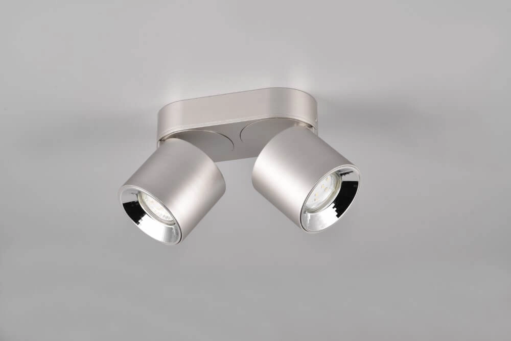 Plafonnier Guayana Nickel à 2 lumières Trio 4017807573978