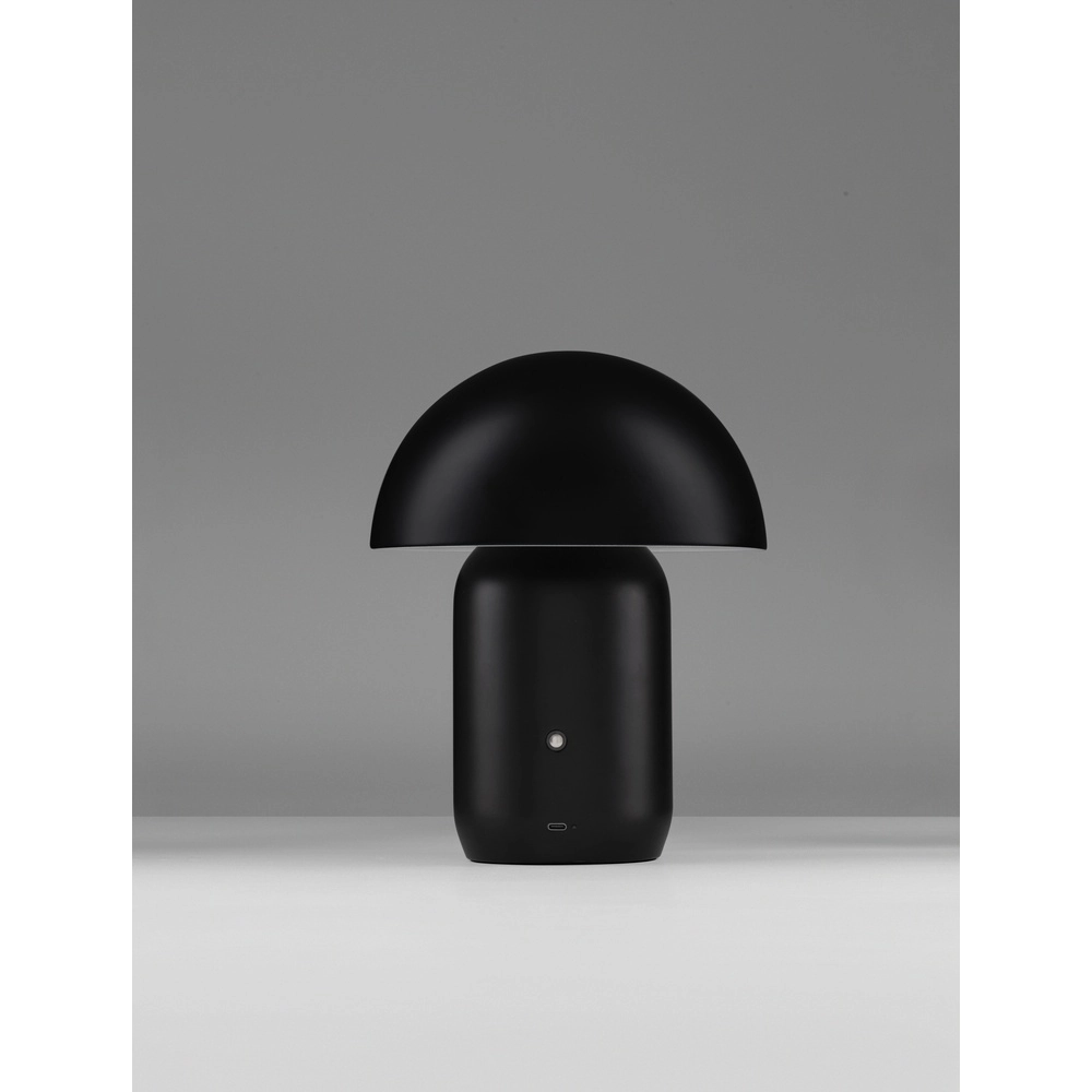 Lampe de table design Pois Noir rechargeable Lyora 5212017472083