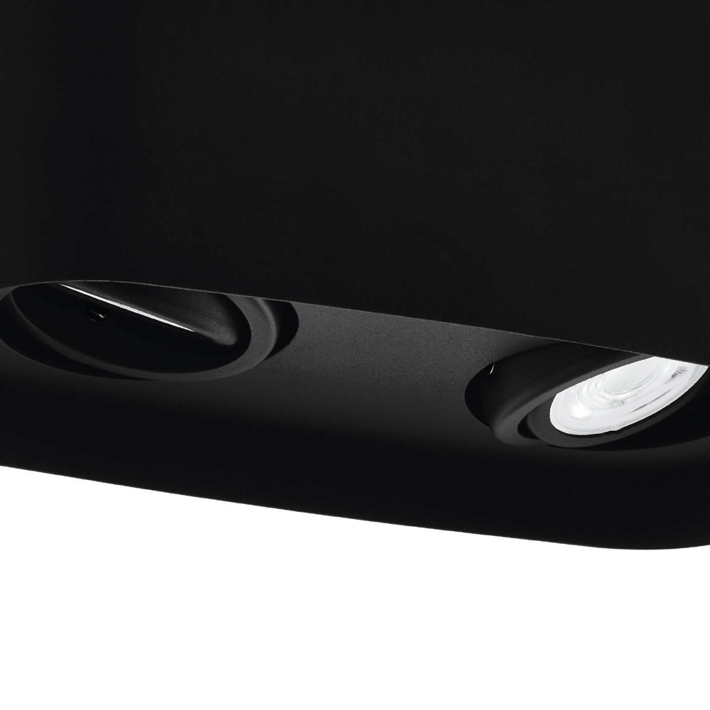 Spot en saillie Zigbee Caminales-Z 2 lumières noir Eglo 9002759996741