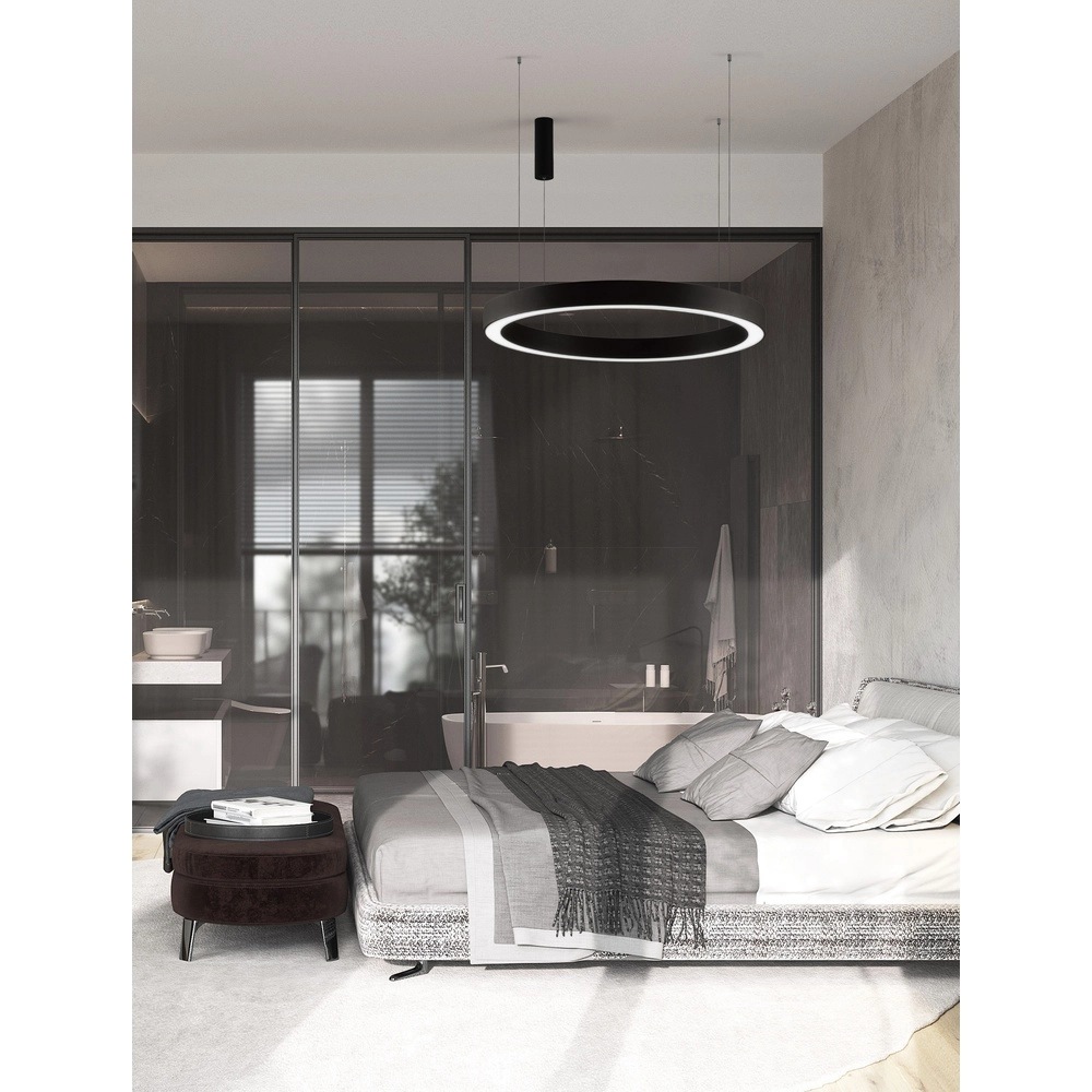 Suspension Morbido noir Ø 100cm Lyora 5212017438706