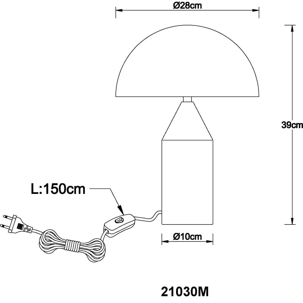 Lampe de table design Atoma or Globo 9007371456307