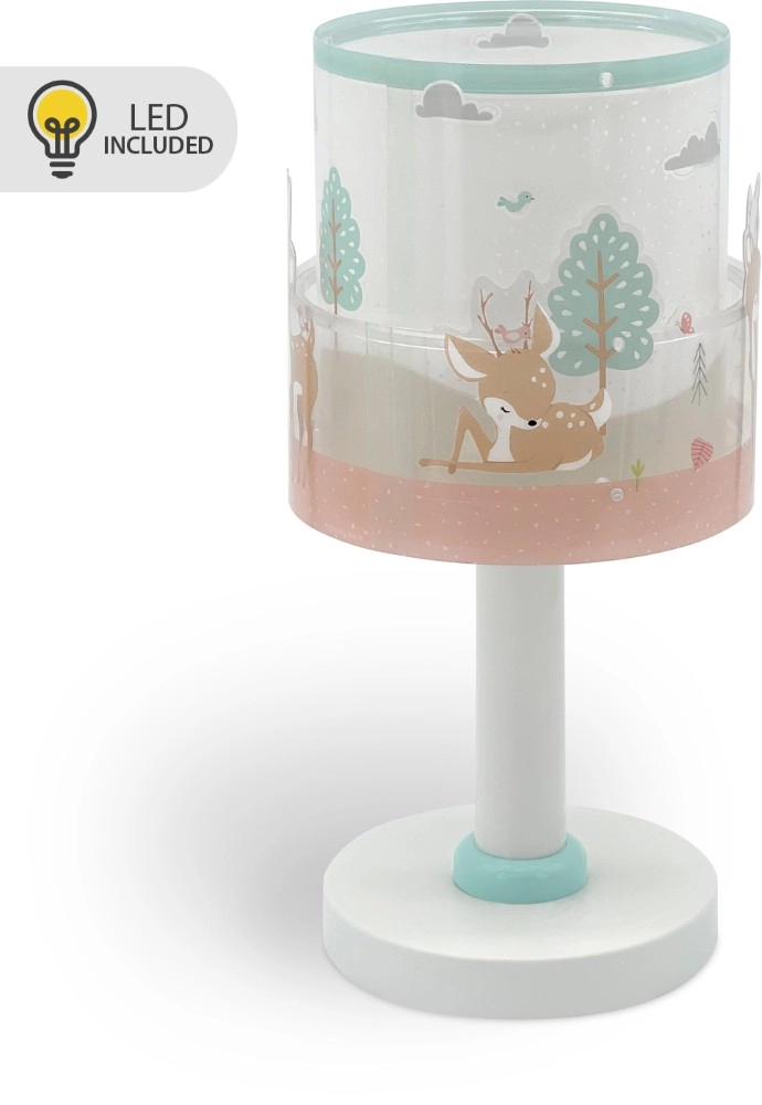 Lampe de table pour chambre d’enfant Loving Deer blanc Dalber 8420406002323