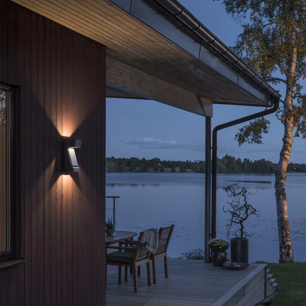 LED lampe d'extérieur Ravenna Adress anthracite avec gris KonstSmide 7318307976373